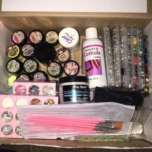 Nail bundle lot, Mia secret,Profiles Backstage